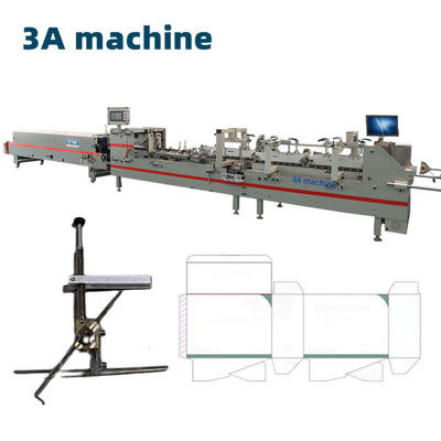 ビデオ 出口検査 提供 銅製の紙箱用の自動フォルダー粘着剤 SHH-800AG-2