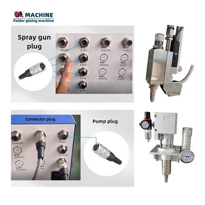 3ACQ3 6チャネル 3銃 ホットメルト フォルダ 粘着機