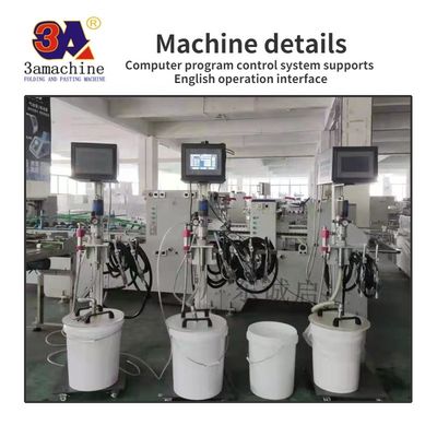 操作が簡単 紙貼り機のための化学冷凍粘着剤アプリケーションシステム