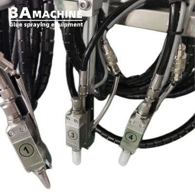 3ACQ6チャネル 1銃 波紋紙箱 滑らかな粘着のための自動フォルダ粘着機