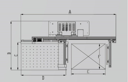 安全 CQT-LD-GF-2 インテリジェントカットラインシリーズ 安定した動作のための紙卸機