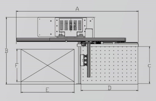 安全 CQT-LD-GF-2 インテリジェントカットラインシリーズ 安定した動作のための紙卸機