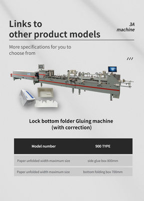 130mm-500mm 全自動フレックスプリンター フォールダー 粘着剤 速度折りたたみ 粘着剤