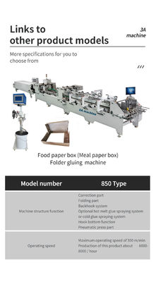 130mm-500mm 全自動フレックスプリンター フォールダー 粘着剤 速度折りたたみ 粘着剤