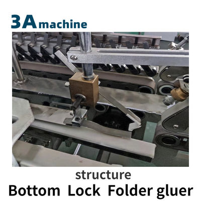 SHH 800AG-2 250m/minの速度で自動底ロックボックス作 Folder Gluerマシン