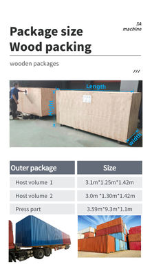 2800KG 重量ベルト 機材修理工場の重用箱用 フォルダー粘着機