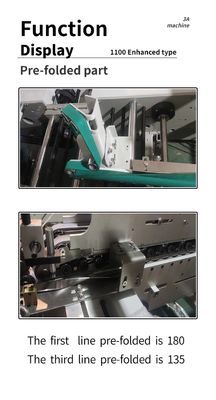 CQT1100 強化型 自動折りたたみ接着機 一貫した性能
