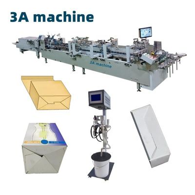 7.5KW CQT-900 強化された自動ボックス折りたたみ粘着機