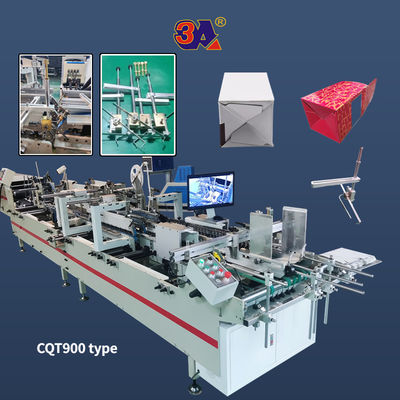CQT-900タイプ サイドグリーフ用の自動フォルダー粘着機 直線ボックス 底錠